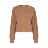 MSCH Briena Slit Sweatshirt - Toasted Coconut Brown