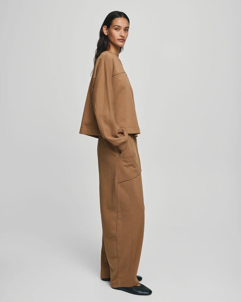 MSCH Briena Pocket Sweat Pants  - Toasted Coconut Brown