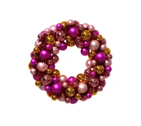 Kerstkrans - Roze/Oranje Kerstkrans - Roze/Oranje