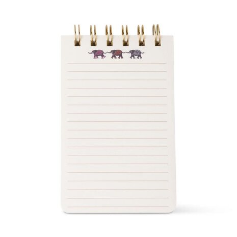 A Dopo Twin Wire Notepad - Elephant