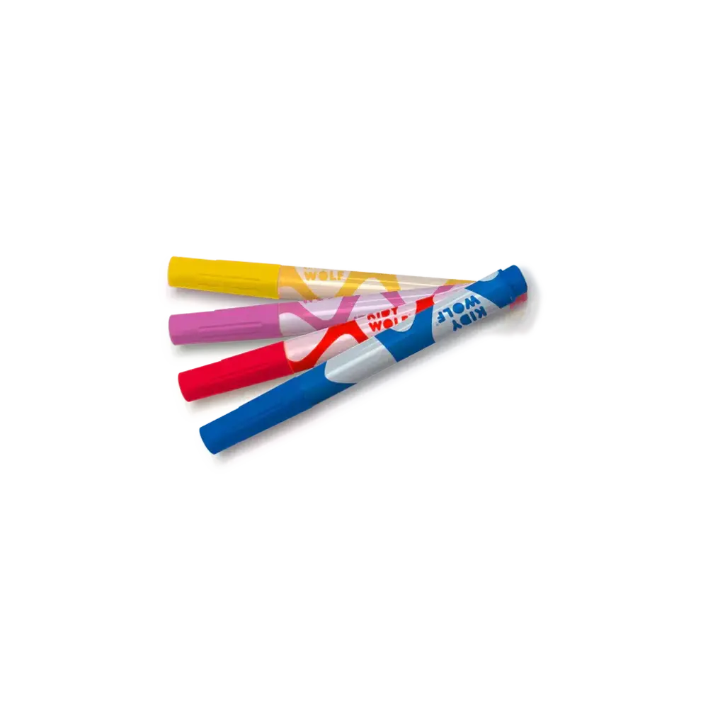 Kidywolf KIDYMARKER - Fluor markeerstiften - RMCB Kidywolf KIDYMARKER - Fluor markeerstiften - RMCB