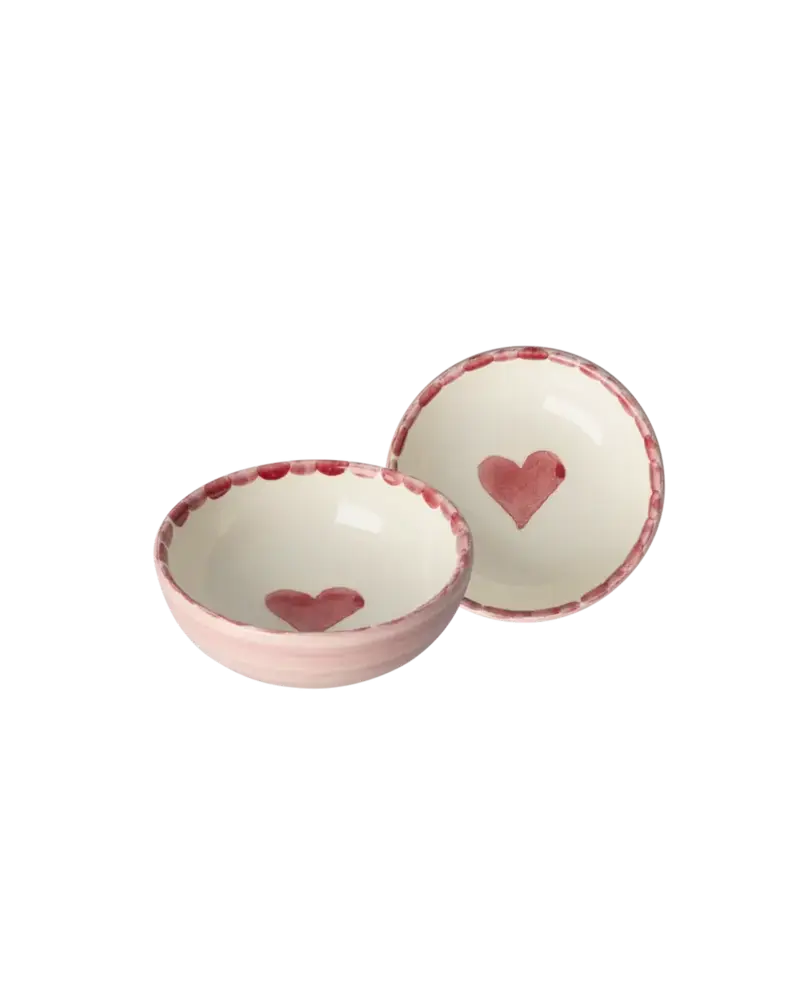 Rice Ceramic Dipping Bowl - Heart Rice Ceramic Dipping Bowl - Heart
