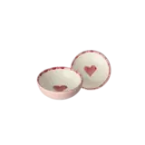 Rice Ceramic Dipping Bowl -  Heart