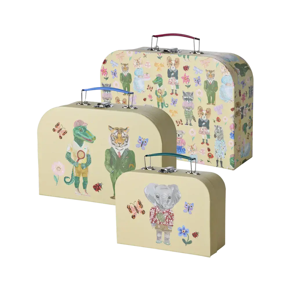 Rice Koffer - Cream - Nathalie Lété Print Rice Koffer - Cream - Nathalie Lété Print