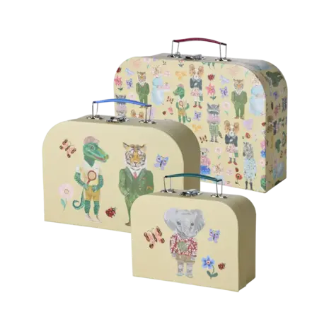 Rice Koffer - Cream - Nathalie Lété Print Rice Koffer - Cream - Nathalie Lété Print