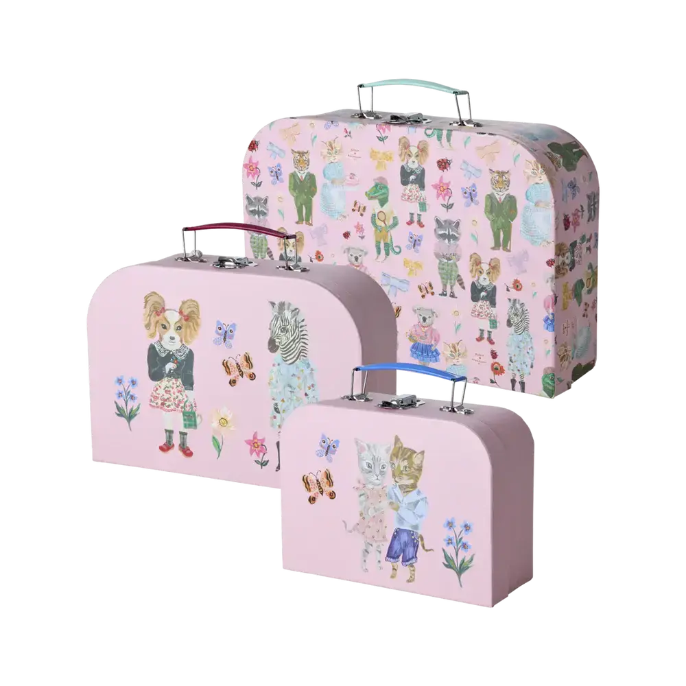 Rice Koffer - Roze - Nathalie Lété Print Rice Koffer - Roze - Nathalie Lété Print