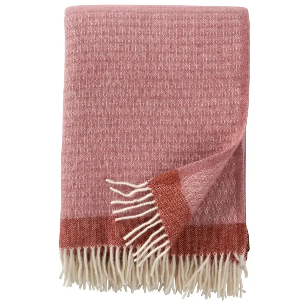 Klippan Plaid Harald - Dusty Rose/Copper Klippan Plaid Harald - Dusty Rose/Copper