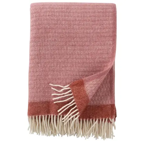 Klippan Plaid Harald - Dusty Rose/Copper Klippan Plaid Harald - Dusty Rose/Copper