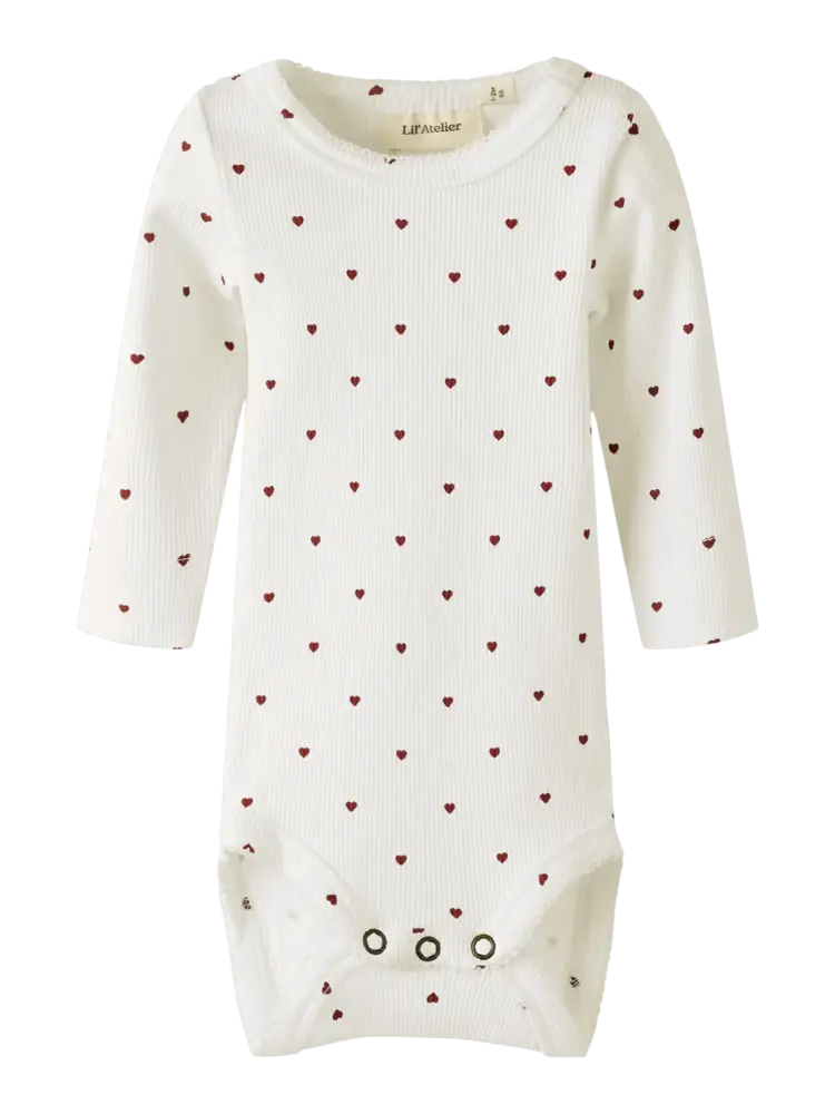 Lil' Atelier Gago LS Slim Body - Coconut Milk Heart Lil' Atelier Gago LS Slim Body - Coconut Milk Heart