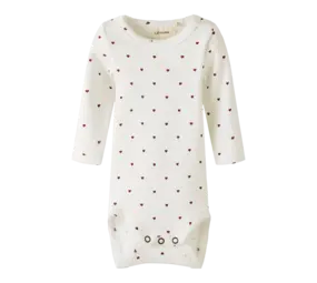 Lil' Atelier Gago LS Slim Body - Coconut Milk Heart