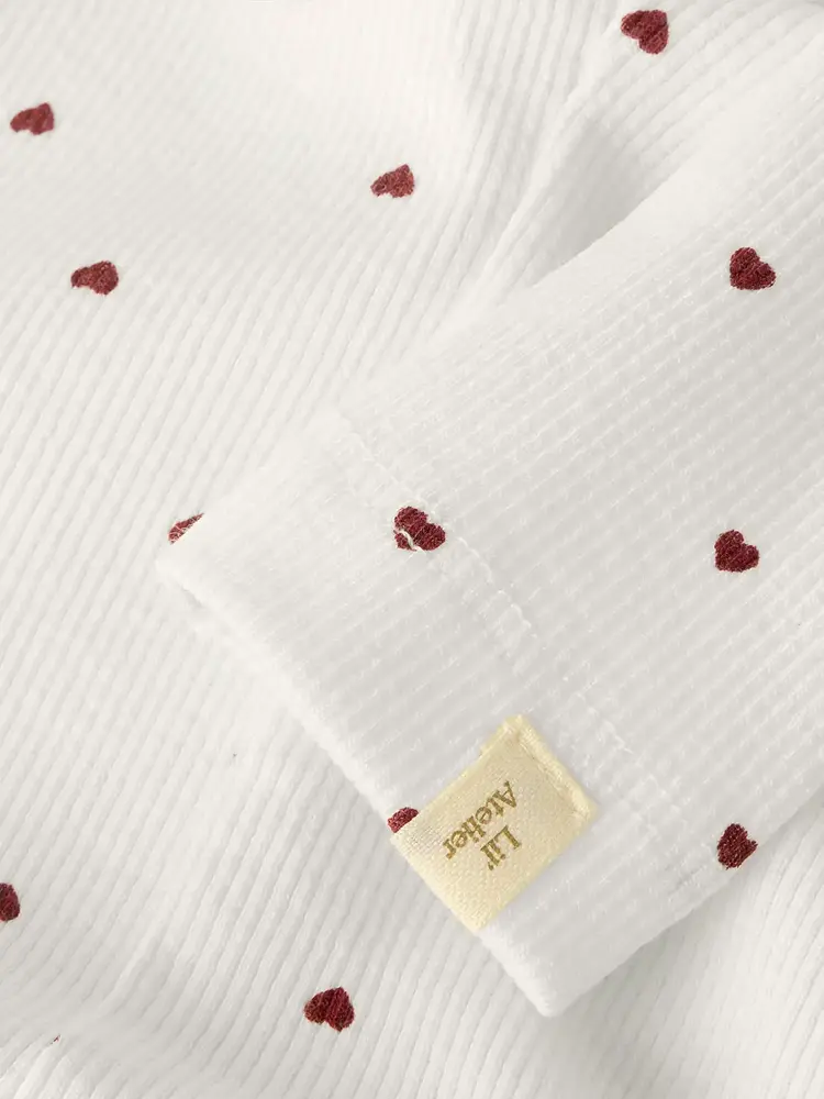 Lil' Atelier Gago Slim Legging - Coconut Milk Heart Lil' Atelier Gago Slim Legging - Coconut Milk Heart