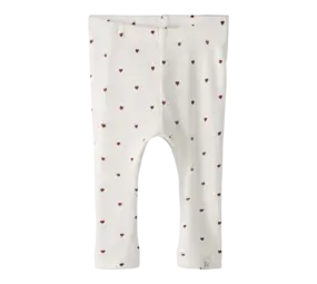 Lil' Atelier Gago Slim Legging - Coconut Milk Heart Lil' Atelier Gago Slim Legging - Coconut Milk Heart