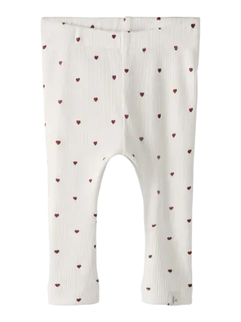 Lil' Atelier Gago Slim Legging - Coconut Milk Heart Lil' Atelier Gago Slim Legging - Coconut Milk Heart