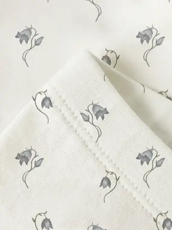 Lil' Atelier Gayo Sag Slim Leggings - Coconut Milk Bell Flower