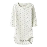 Lil' Atelier Gayo Sag LS Slim Body - Coconut Milk Bell Flower