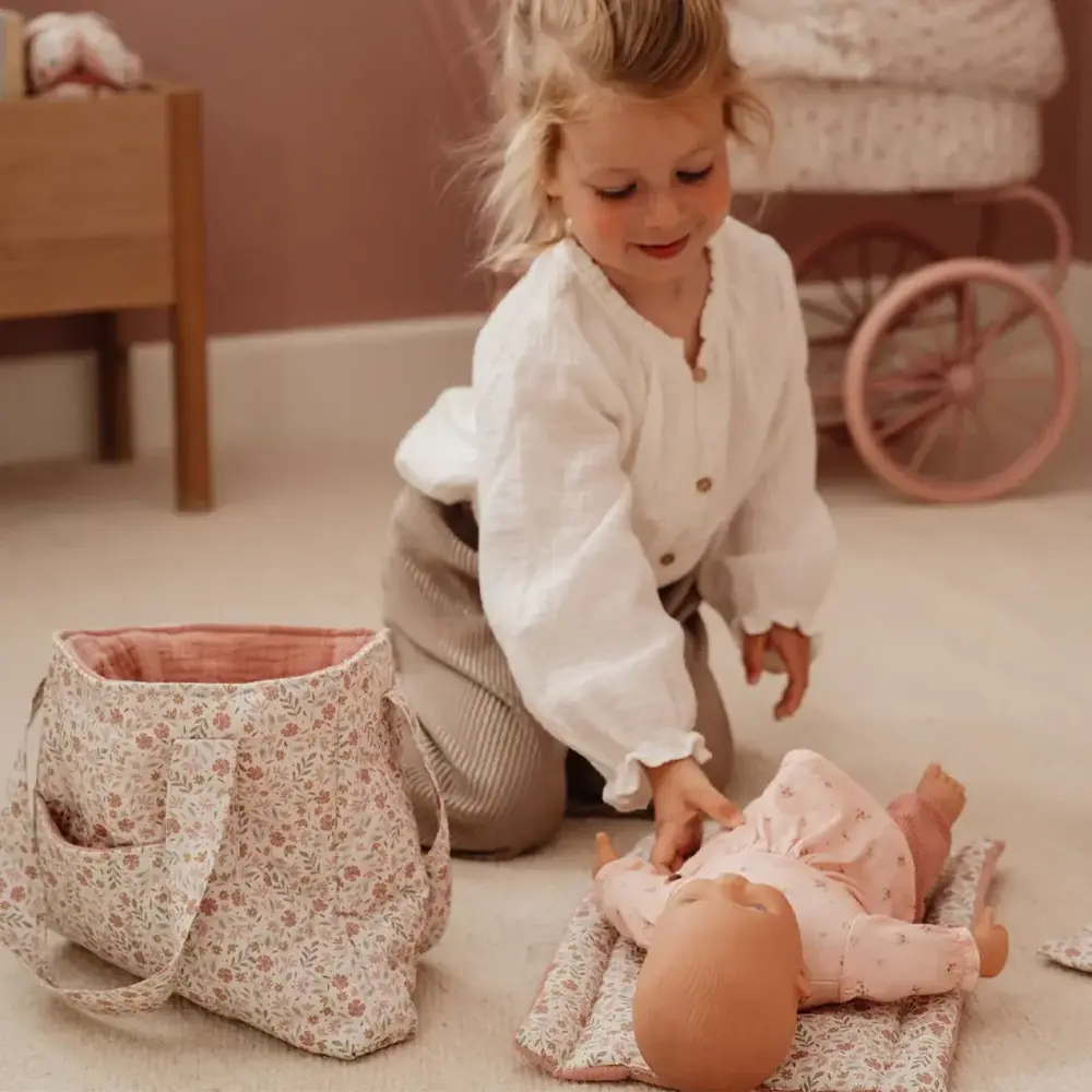 Little Dutch Poppen verzorgingstas Soft Flowers