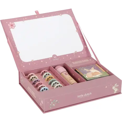 Little Dutch Verhalen projector zaklamp - Roze