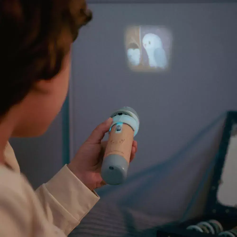 Little Dutch Verhalen projector zaklamp - Blauw
