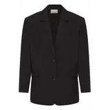 ICHI Fava Oversized Blazer - Black