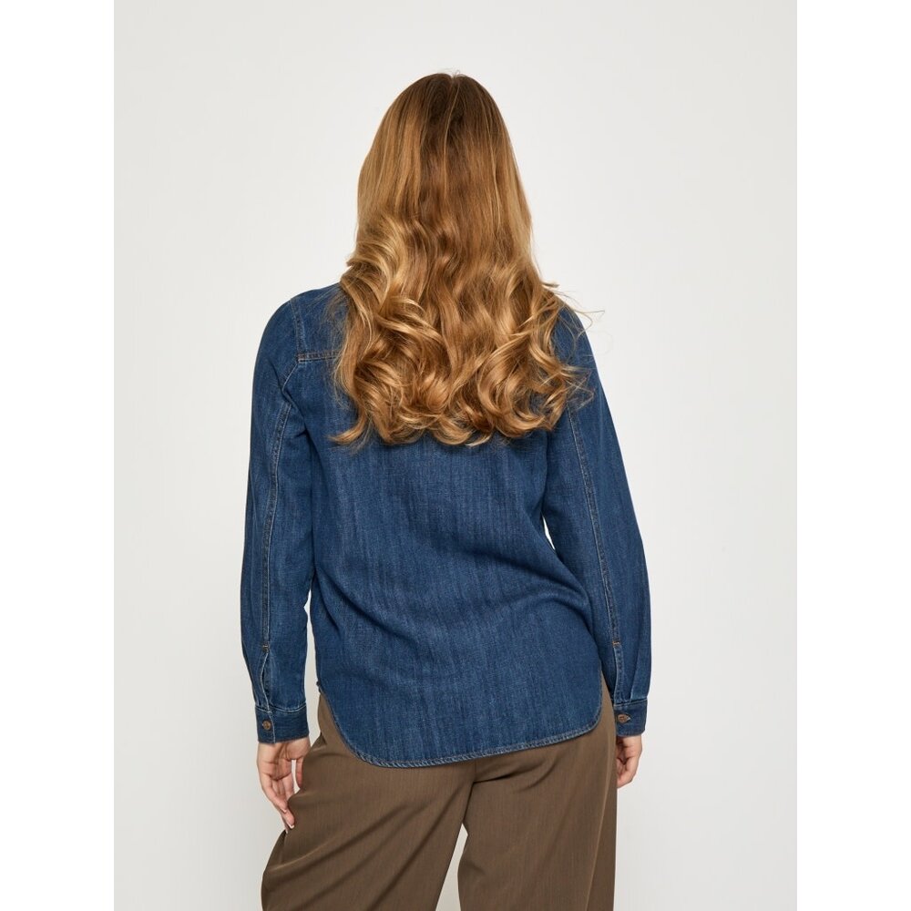 Peppercorn Madison Denim Shirt – Mid Blue Denim