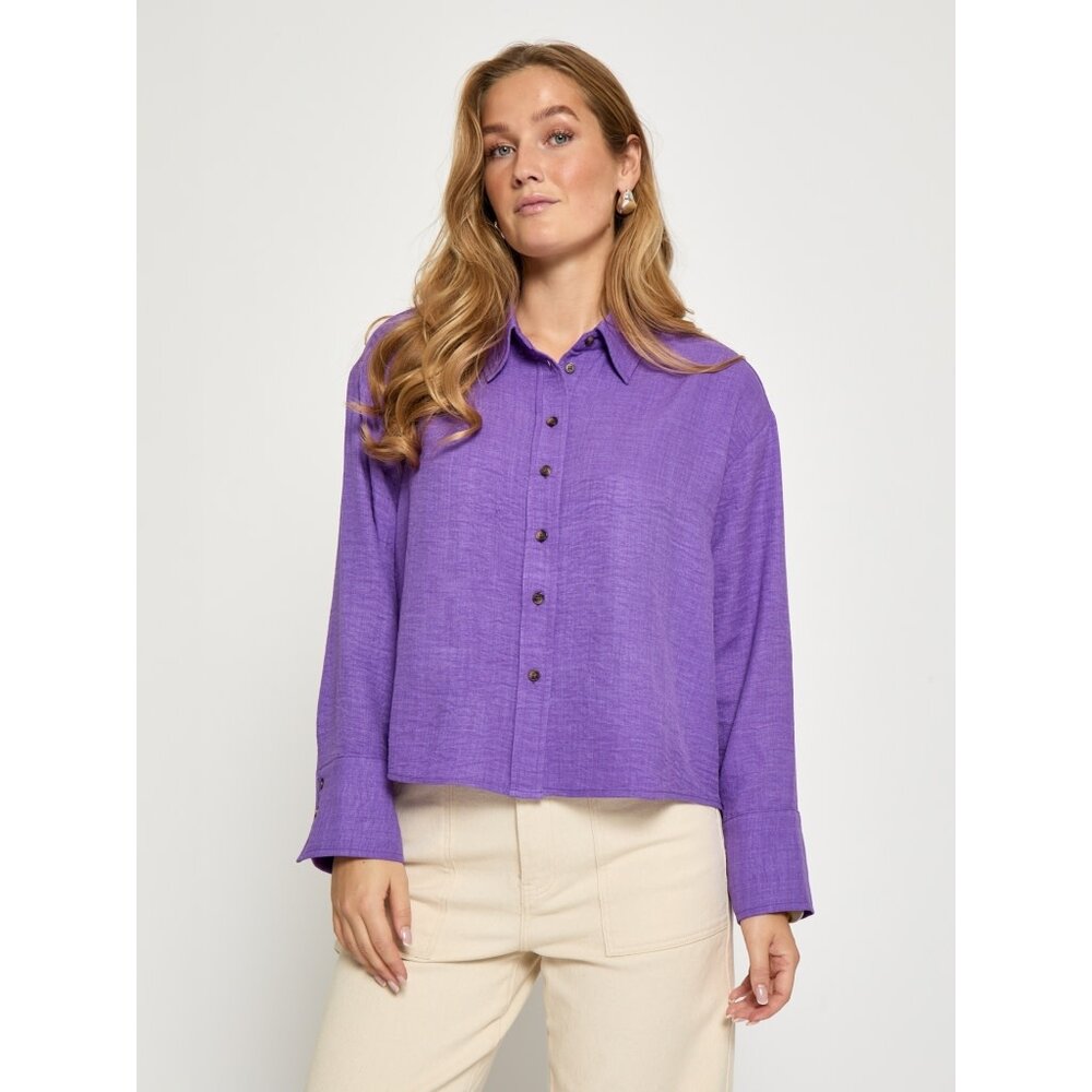 Peppercorn Gaby Short Shirt – Dewberry Lilac
