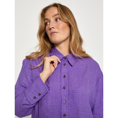 Peppercorn Gaby Short Shirt – Dewberry Lilac