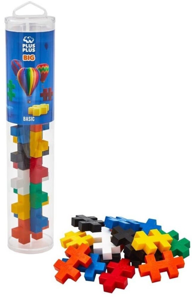 Plus Plus Tube basic BIG Plus-Plus - 15 stuks