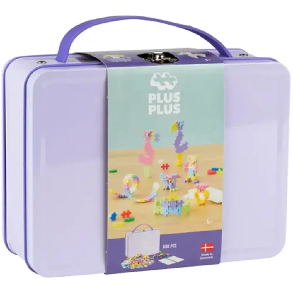 Plus Plus Reiskoffer pastel Plus-Plus: 600 stuks
