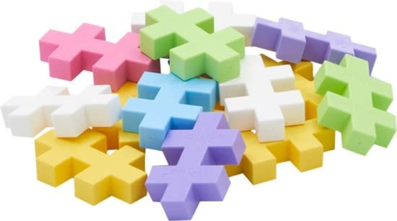 Plus Plus Tube pastel BIG Plus-Plus: 15 stuks