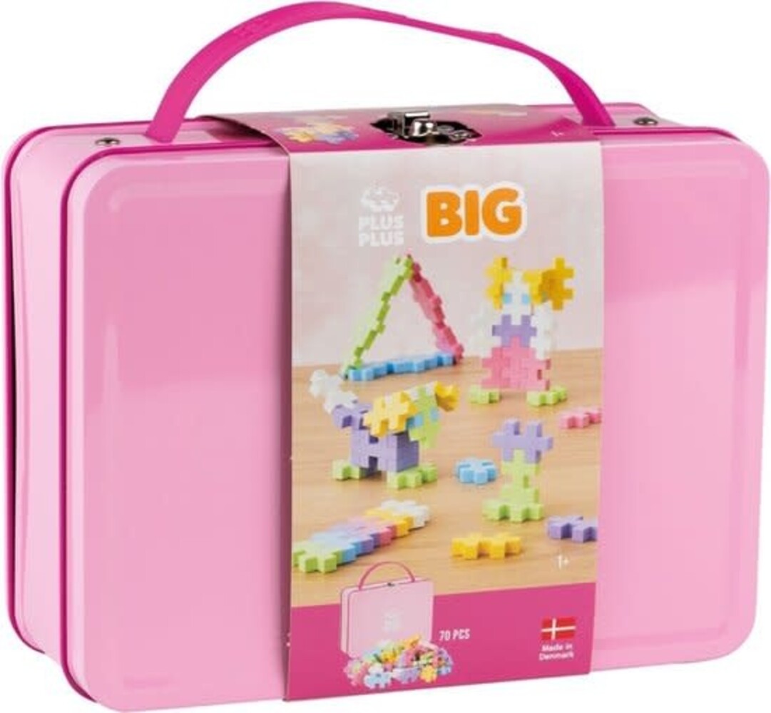 Plus Plus Opbergbox pastel BIG Plus-Plus: 70 stuks
