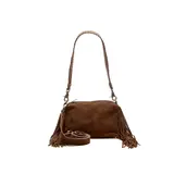 Chabo Bags Suede Stormy Fringes Small - Cacao