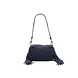 Chabo Bags Suede Stormy Fringes Small -  Navy Blue