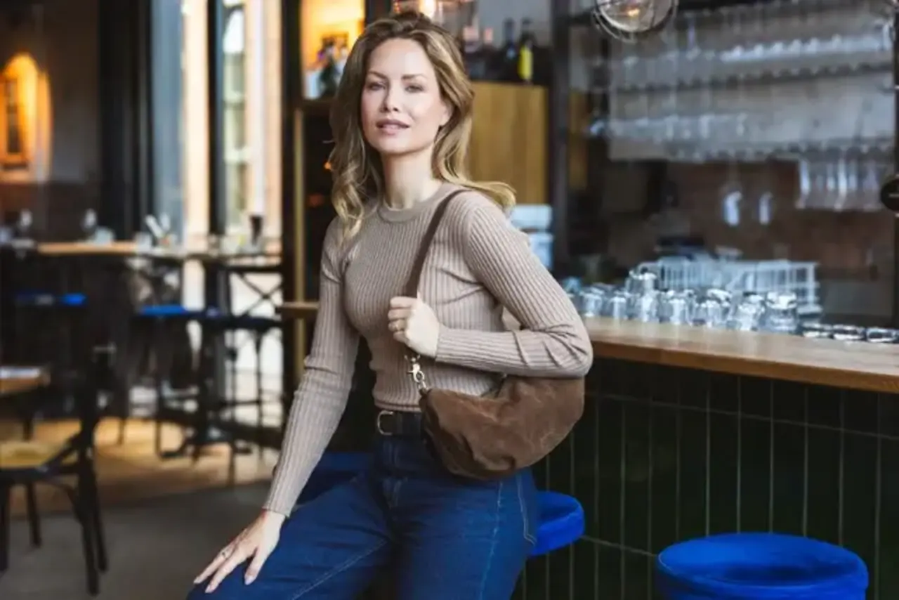 Chabo Bags Suede Bobby Banana Bag - Cacao