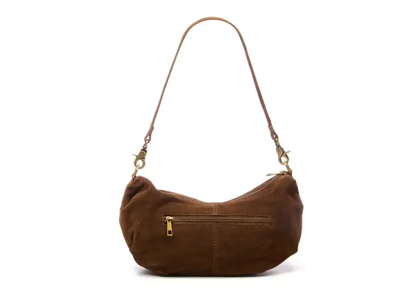 Chabo Bags Suede Bobby Banana Bag - Cacao