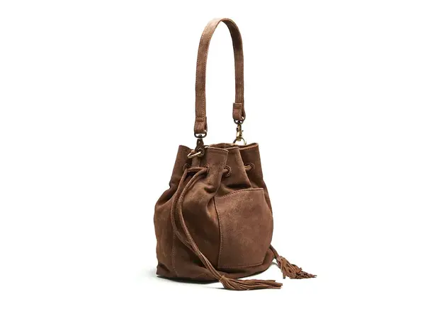 Chabo Bags Suede Posse Pouch - Cacao