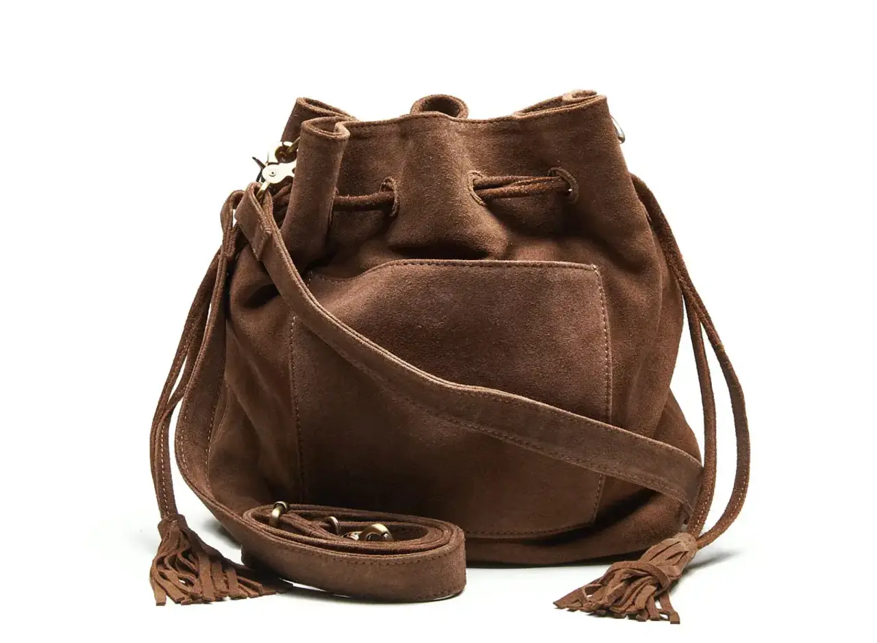 Chabo Bags Suede Posse Pouch - Cacao