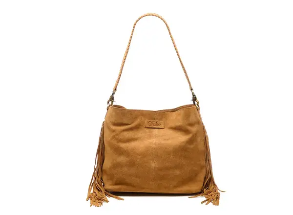 Chabo Bags Suede Stormy Fringes Big - Light Cognac Chabo Bags Suede Stormy Fringes Big - Light Cognac
