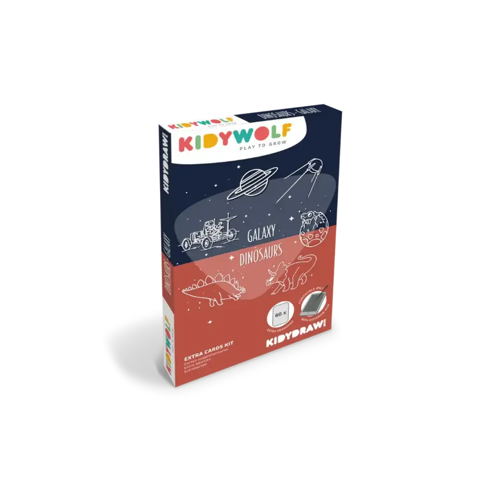 Kidywolf Refill Kidydraw Mini - Dinosaurs and Galaxy Kidywolf Refill Kidydraw Mini - Dinosaurs and Galaxy