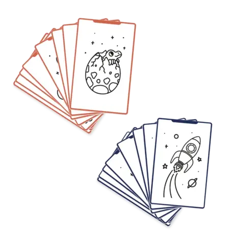 Kidywolf Refill Kidydraw Mini - Dinosaurs and Galaxy Kidywolf Refill Kidydraw Mini - Dinosaurs and Galaxy