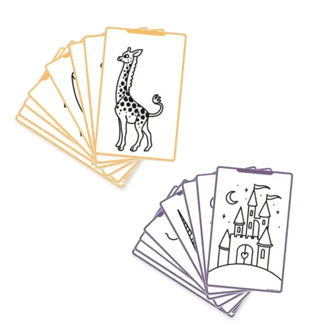 Kidywolf Refill Kidydraw Mini - Once upon a time and animals Kidywolf Refill Kidydraw Mini - Once upon a time and animals