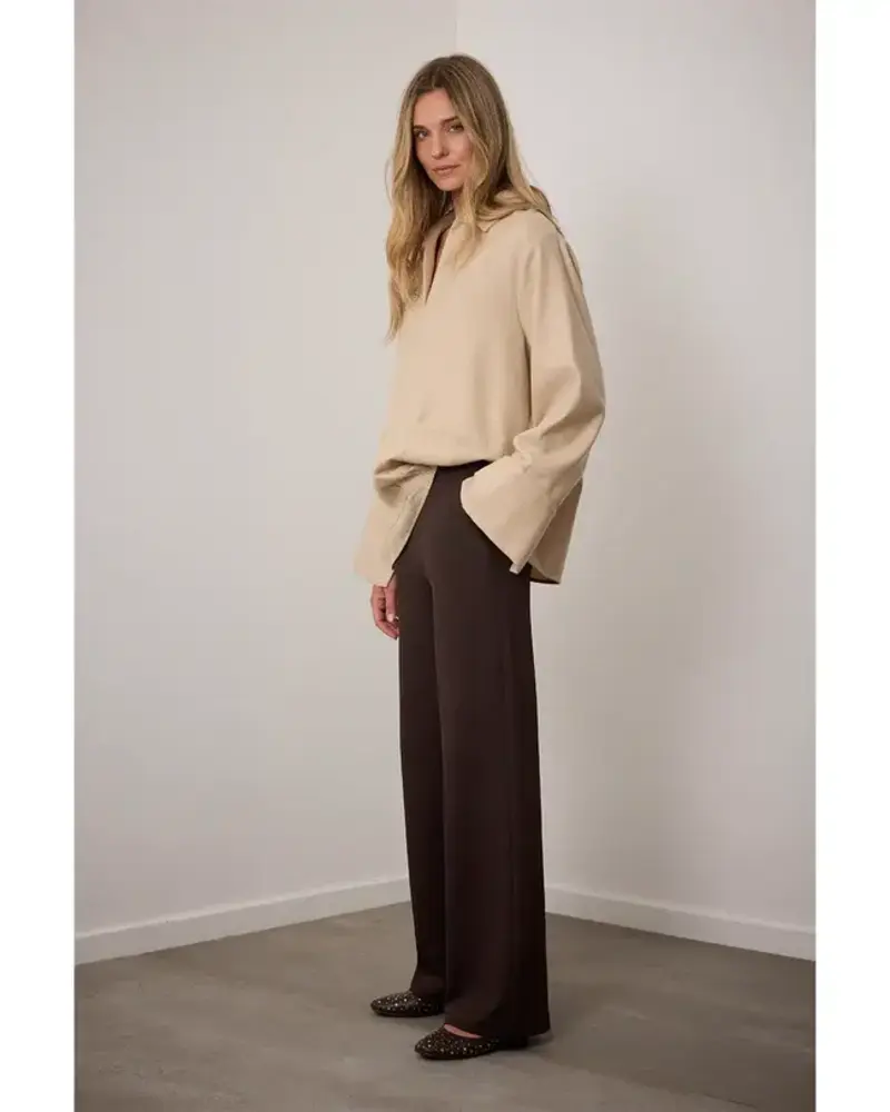 Corel Amsterdam Lilly Uni Wide Pants Sport – Brown Corel Amsterdam Lilly Uni Wide Pants Sport – Brown
