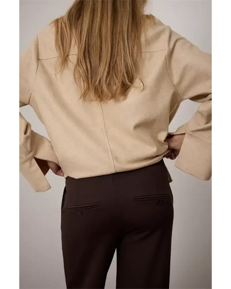 Corel Amsterdam Lilly Uni Wide Pants Sport – Brown Corel Amsterdam Lilly Uni Wide Pants Sport – Brown