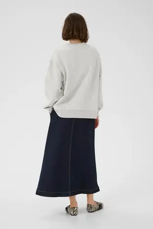 Culture Huxi Charlie Sweatshirt – Light Grey Melange