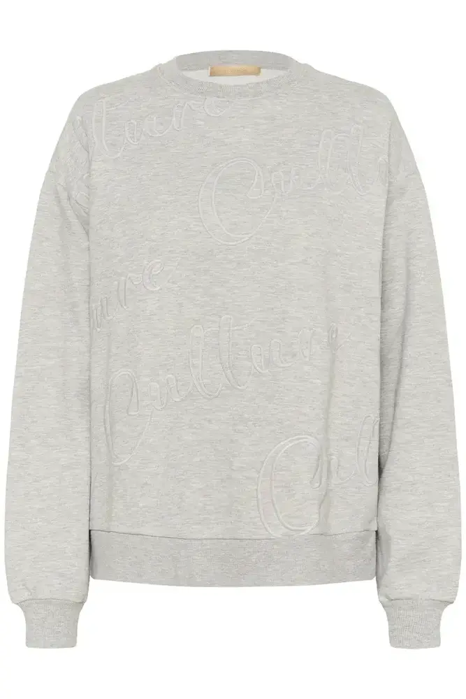 Culture Huxi Charlie Sweatshirt – Light Grey Melange