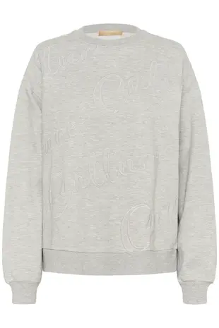 Culture Huxi Charlie Sweatshirt – Light Grey Melange