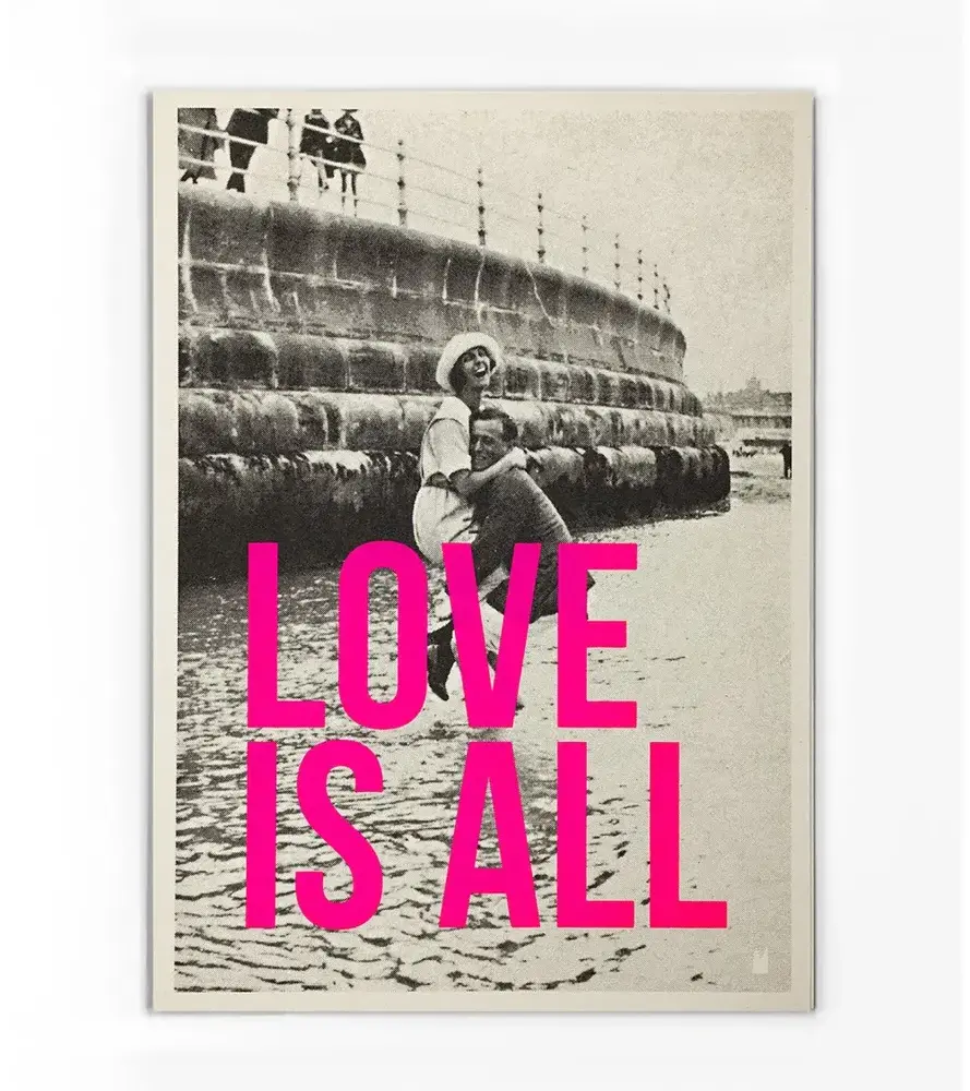 Minus Editions Poster LOVE IS ALL