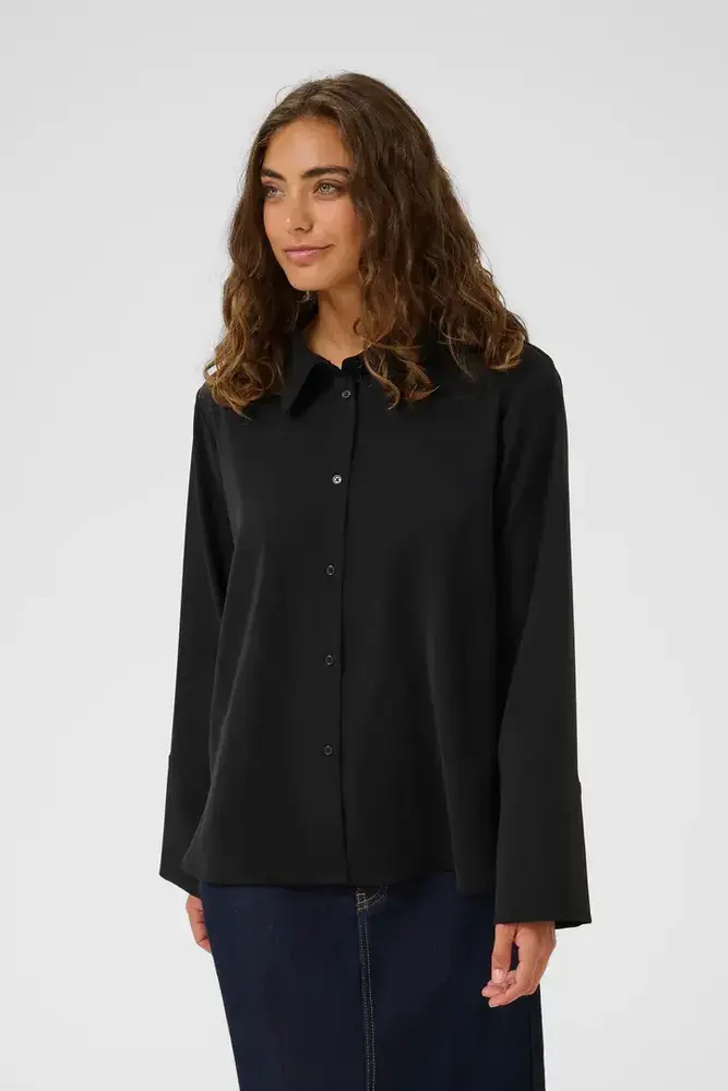 Culture Slinky Aram Shirt – Black