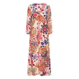 Culture Mandy Long Dress – Blue/Pink