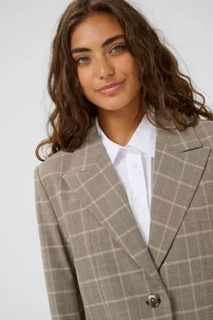 Culture Arlinda Blazer – Dune Check