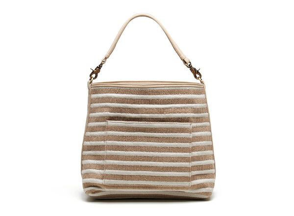 Chabo Bags Shoulderbag Suus Sand/Stripe Chabo Bags Shoulderbag Suus Sand/Stripe
